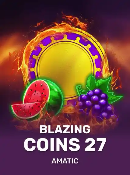 Blazing Coins 27 game tile
