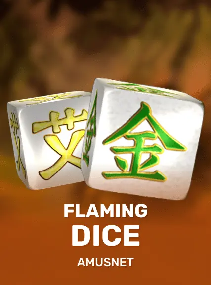 Flaming Dice game tile